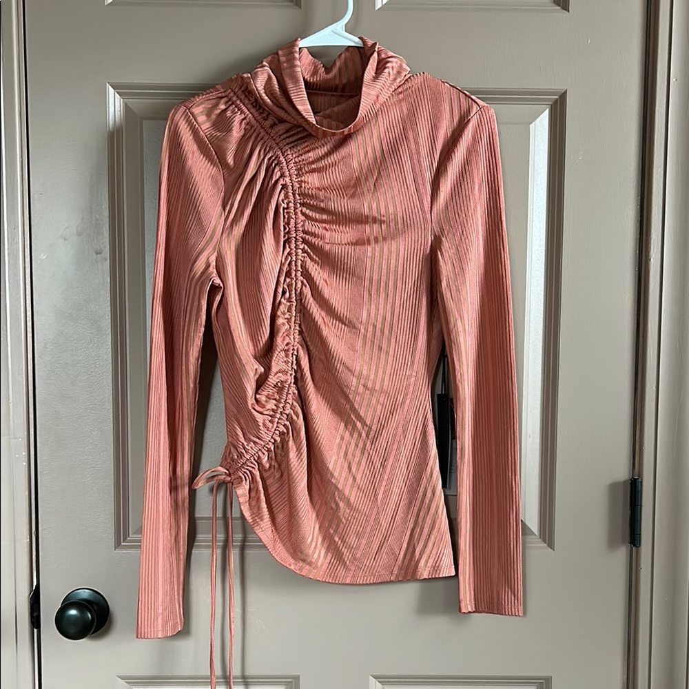 House of Harlow 1960 X REVOLVE Sanda Coral Long Sleeve Top